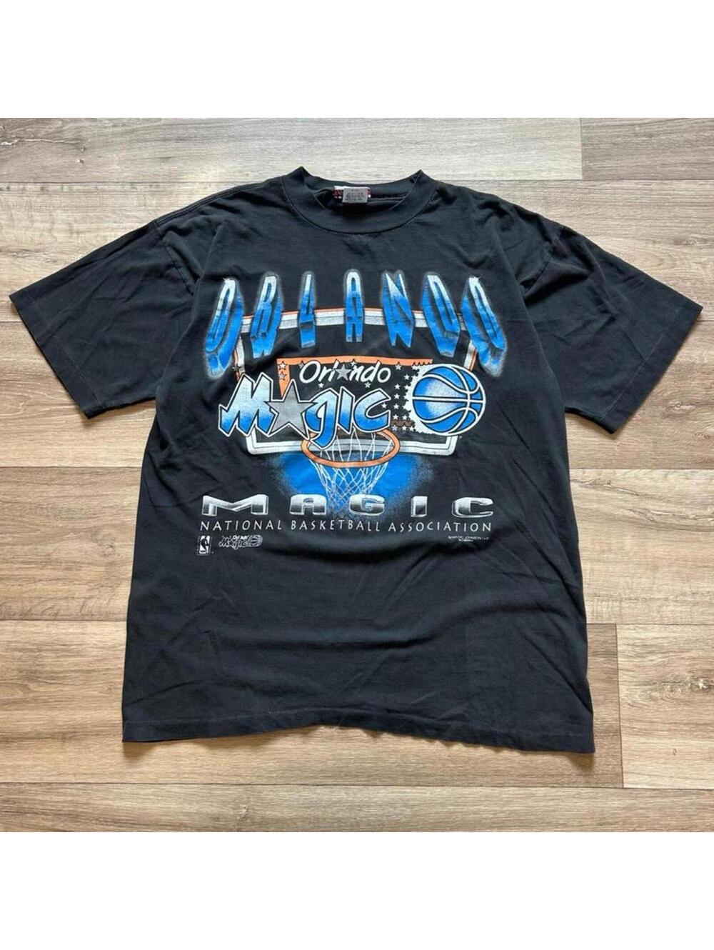 Vintage 90s Orlando Magic Backboard NBA Basketball tee L